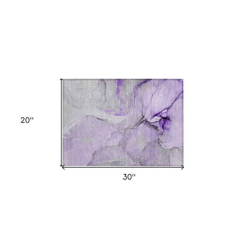 Allu Unique Abstract Weather Resistant Blended Style Outdoor Rug