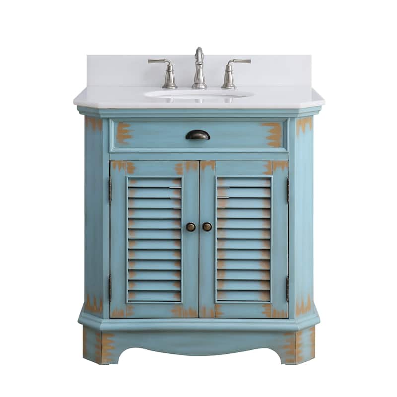Benton Collection 32" Romeo Single Sink Bathroom Vanity