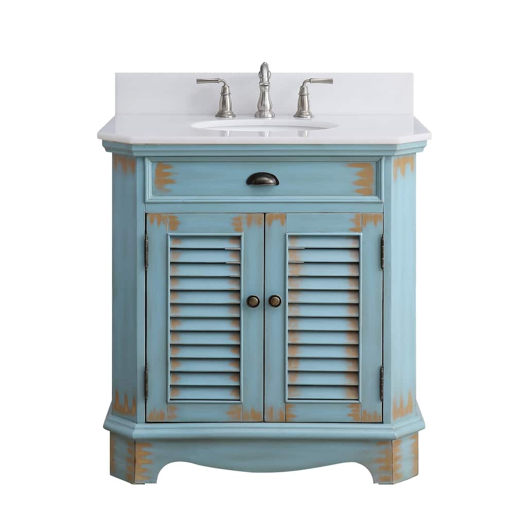 Benton Collection 32" Romeo Single Sink Bathroom Vanity