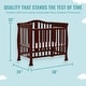 preview thumbnail 3 of 12, Dream On Me Naples 4-in-1 Convertible Mini Crib