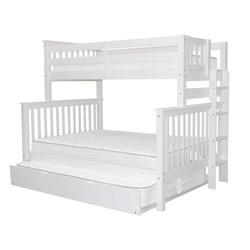 Taylor & Olive Trillium Twin over Full Bunk Bed Ladder, Full Trundle