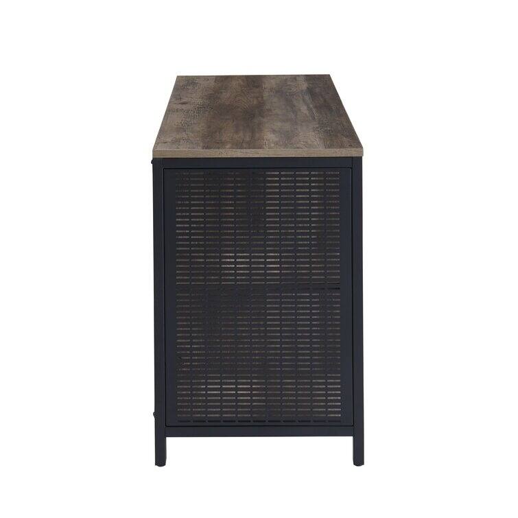 Wood TV Stand Media Console Entertainment Center