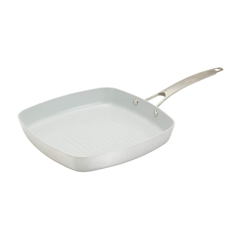 Smart Planet 11" Post-Consumer Recycled Aluminum Square Griddle Pan