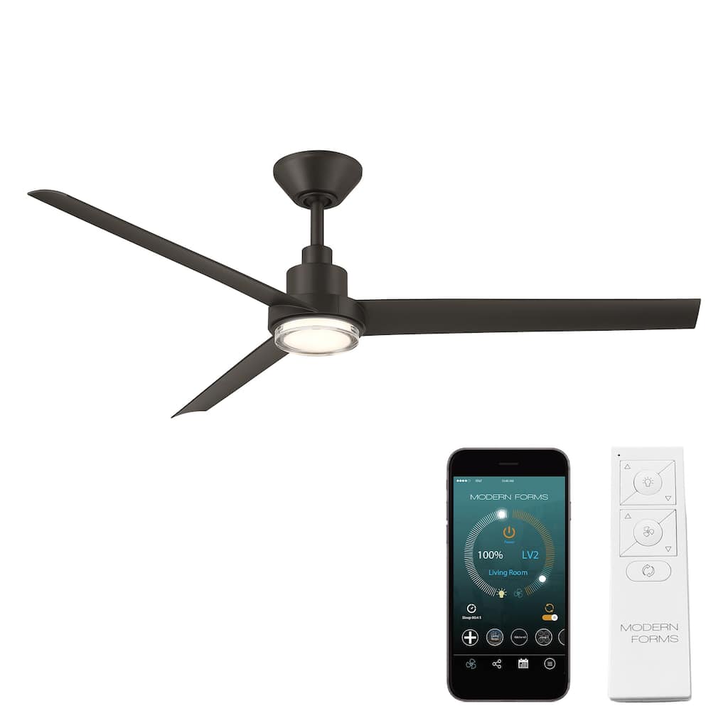 Bolo Indoor or Outdoor 3-Blade 56in Smart Ceiling Fan