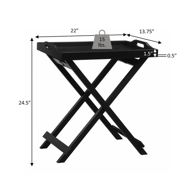 Convenience Concepts Designs2Go Folding Tray Table