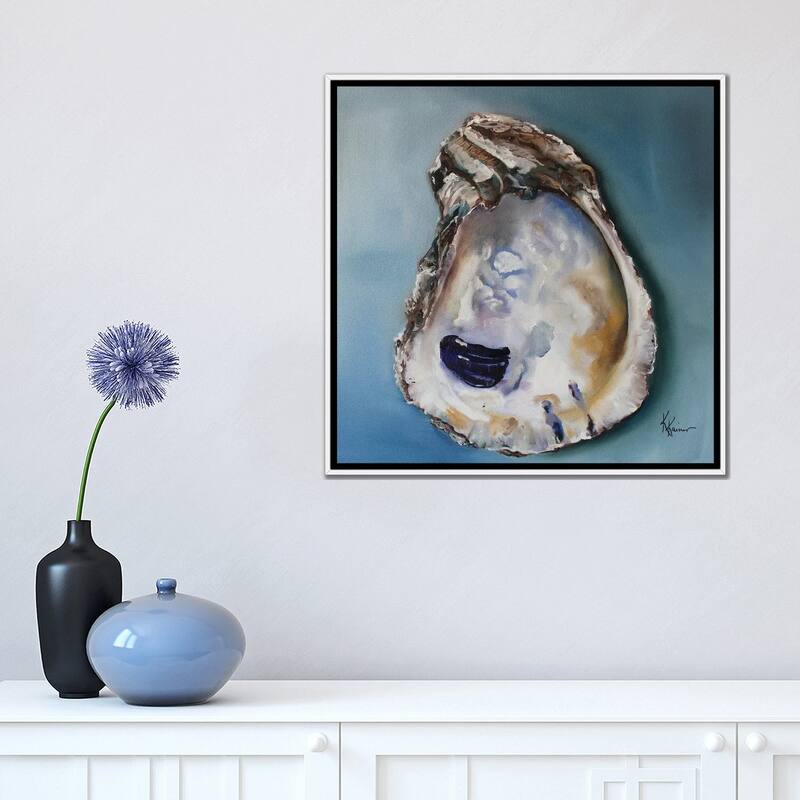iCanvas "Maryland Oyster Shell" by Kristine Kainer Framed Canvas Print