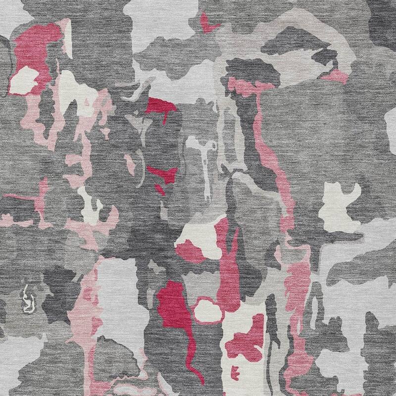 HomeRoots Abstract Transitional Rectangle Outdoor Rug