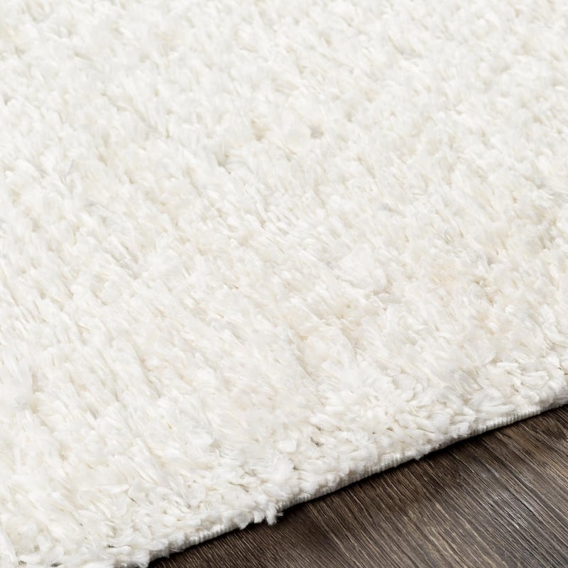 Livabliss Deluxe Shag Minimalist Medallion Area Rug