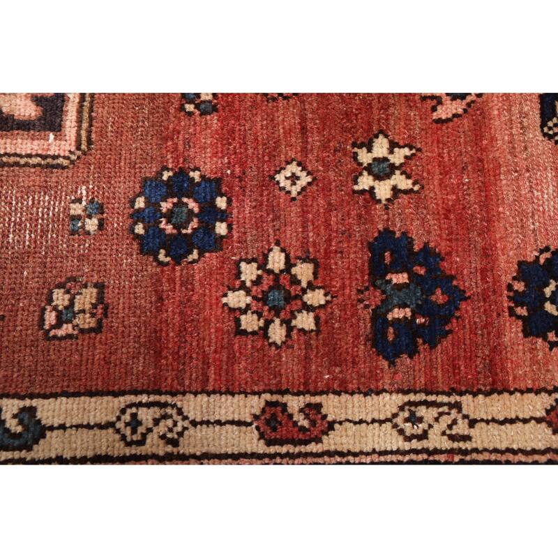 ECARPETGALLERY Hand-knotted Antalya Vintage Dark Copper Wool Rug - 3'11 x 7'7