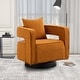 preview thumbnail 2 of 42, Accent Open Back Chair Modern Comfy Sofa Chair With Base, Club Chair Leisure Arm Chair For Lounge