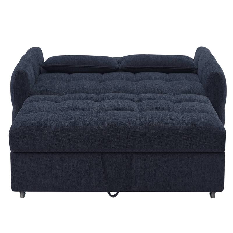 Pull-out Tufted Sofa Bed