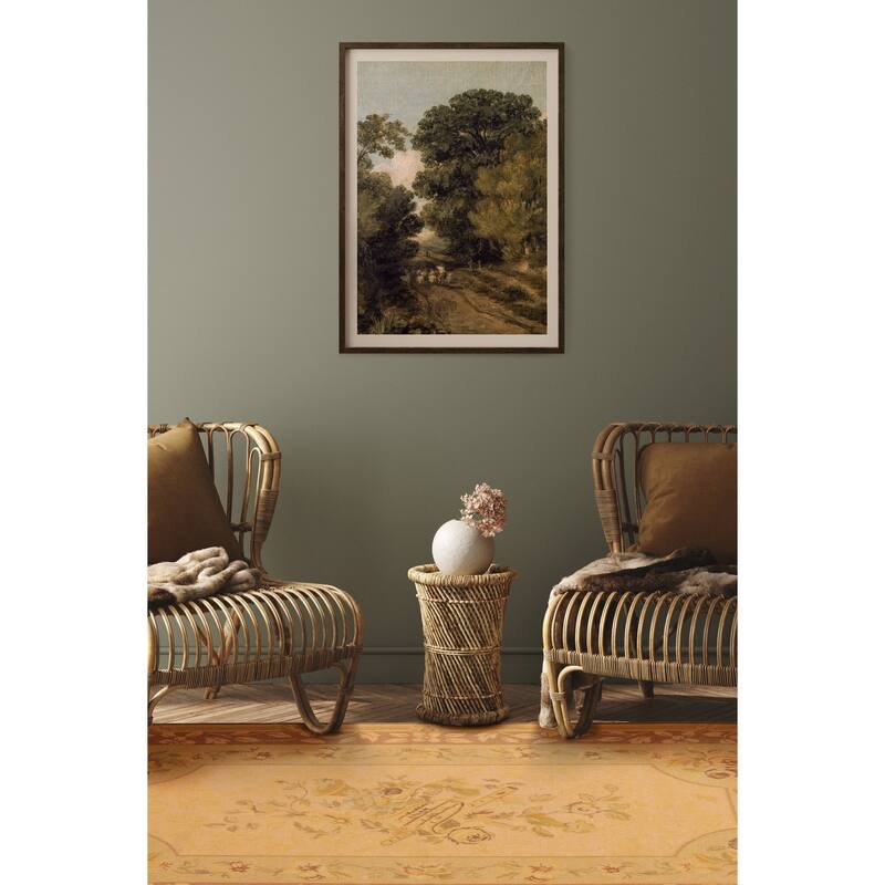 ECARPETGALLERY Flat-Weave Dynasty Beige Cotton Tapestry Kilim - 2'11 x 4'8