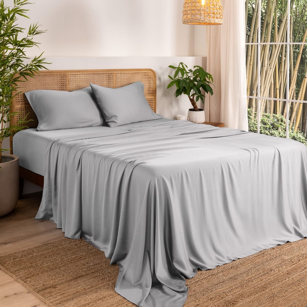 Bare Home Rayon from Bamboo Sheet Set - Deep Pocket - Breathable
