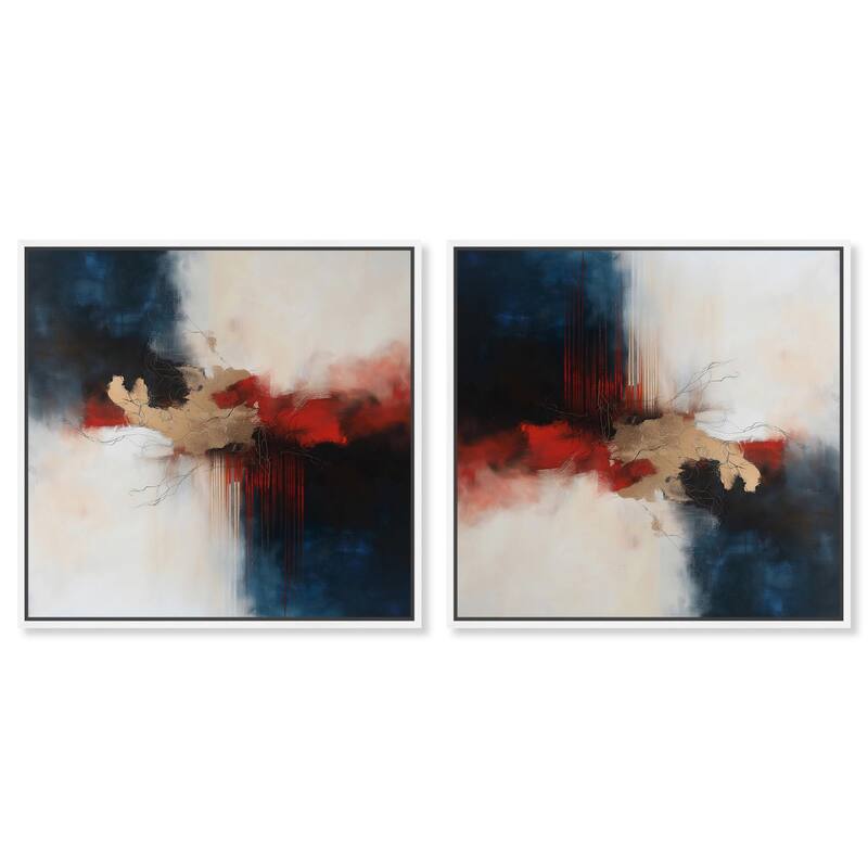 Sneakers and Laces Canvas by Art Remedy - 24" x 24" - Silver