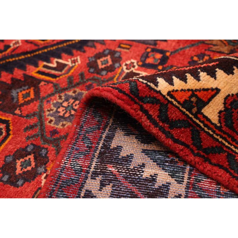 ECARPETGALLERY Hand-knotted Anadol Red Wool Rug - 4'10 x 8'10