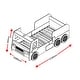 preview thumbnail 4 of 7, Little Heroes Fire Truck Bed,Twin Size