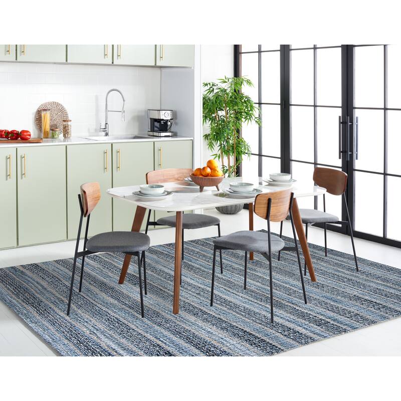 SAFAVIEH Handmade Montauk Mileva Casual Geometric Cotton Rug