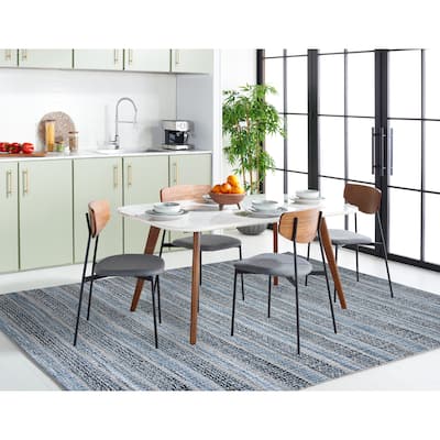 SAFAVIEH Handmade Montauk Mileva Casual Geometric Cotton Rug