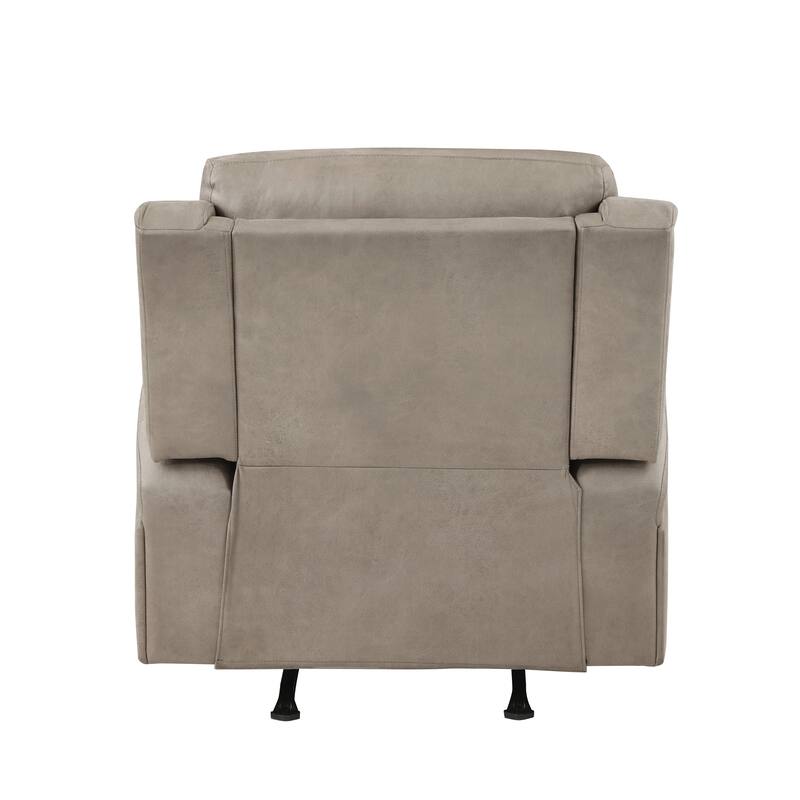 Mabel Polished Microfiber Rocker Reclining Chair