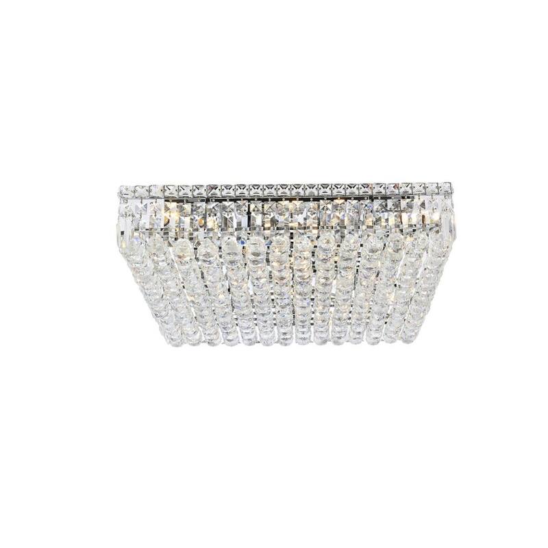 Elegant Lighting V2032F24/RC Maxime 13 Light 24" Wide Flush Mount