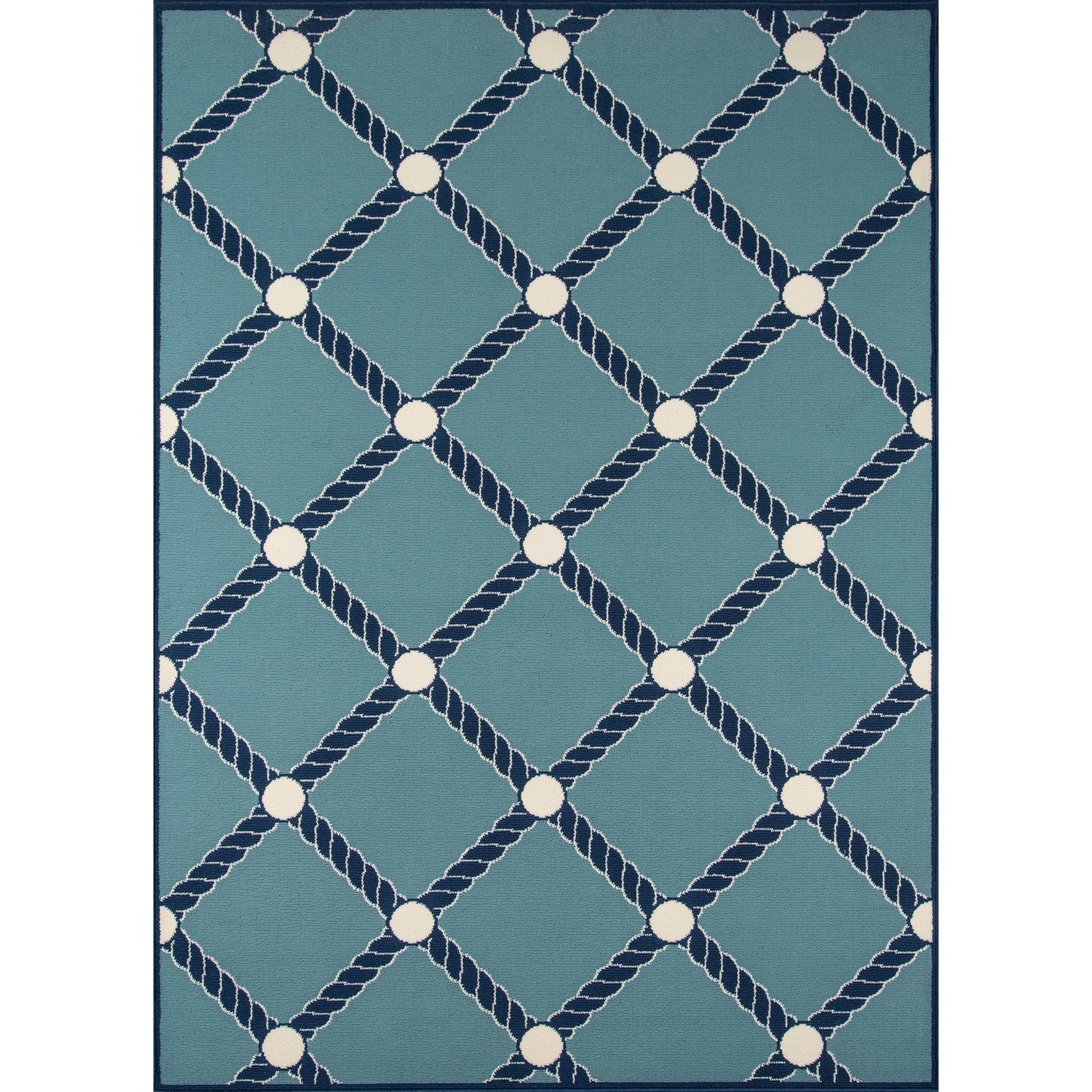 Momeni Baja Nautical Rope Indoor Outdoor Rug