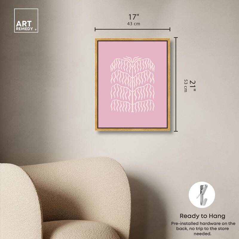 Lavender Mauve Canvas by Art Remedy