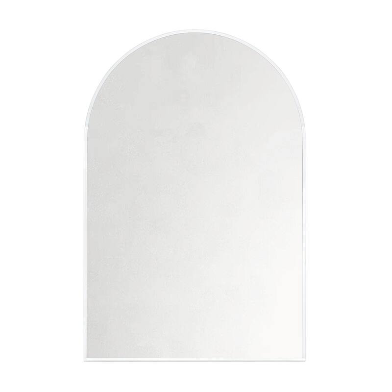 TEHOME Arched Bathroom Medicine Cabinet with Mirror Recessed and Surface Mount Medicine Cabinet Mirror