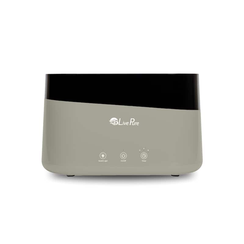 LivePure LP300HUM Aquaflame Ultrasonic Humidifier - Brown