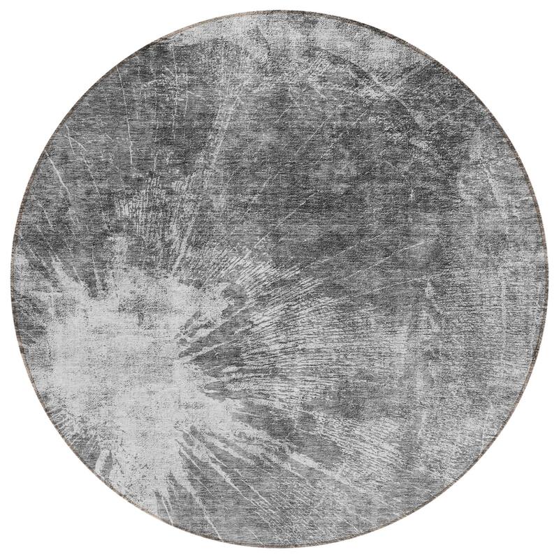 HomeRoots Abstract Transitional Rectangle Outdoor Rug
