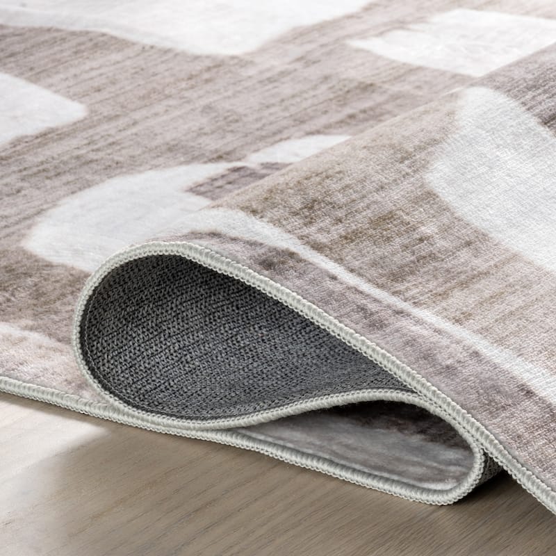 Nuloom Waviel Abstract Washable Area Rug