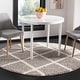 preview thumbnail 8 of 67, SAFAVIEH New York Shag Friedliese Trellis 1.2-inch Thick Rug 6'7" Round - Grey/Ivory - Round
