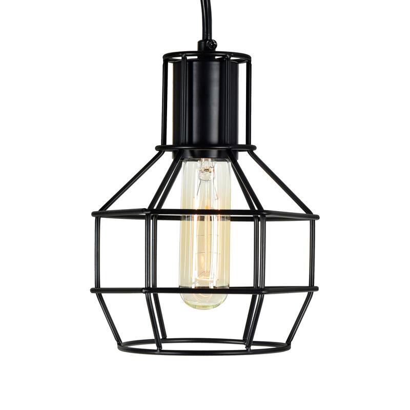 Secure 1 Light Down Mini Pendant With Black Finish