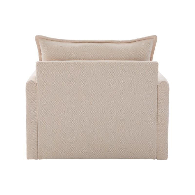 GDFStudio - Chenille 36.22" Swivel Barrel Chair