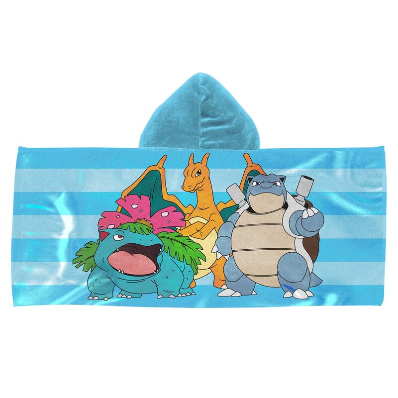 Pokemon Hooded Youth Beach Towel