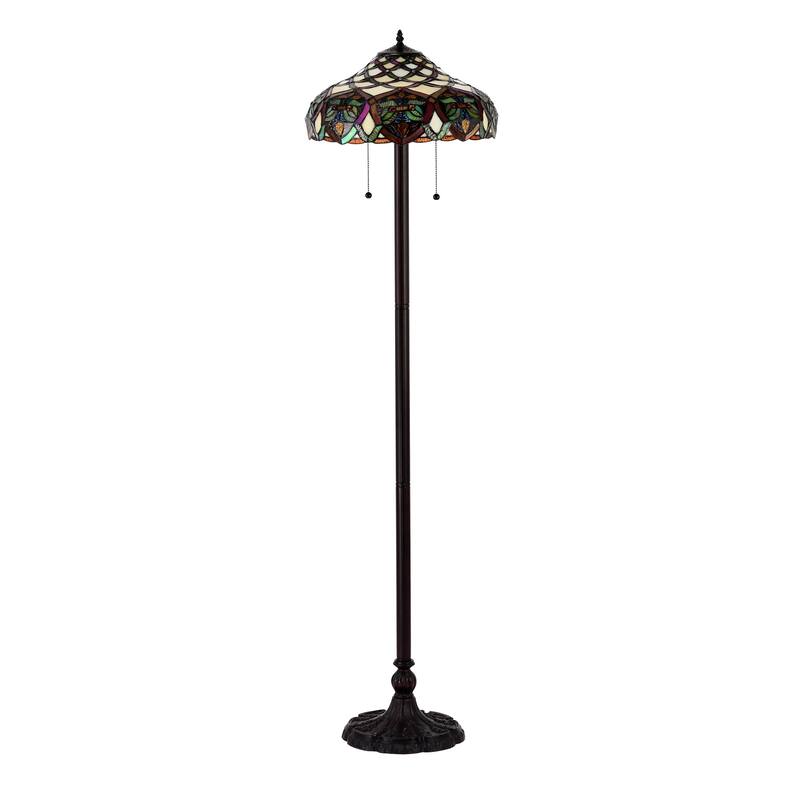 Tiffany-style Ariel Floor Lamp