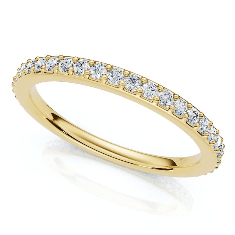 Bliss Diamond 3/8Ct Diamond Eternity Ring Gold or Platinum Lab Grown - 8.5 - Yellow