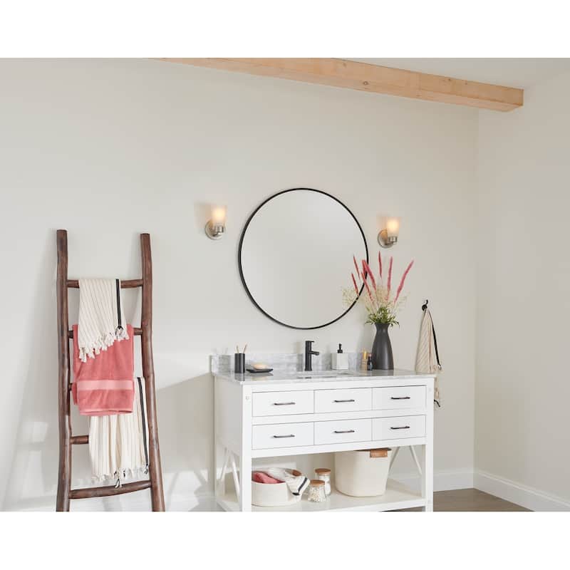 Kichler Lighting Stamos 1-Light Bathroom Indoor Wall Sconce Light