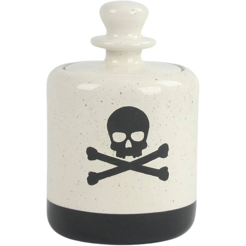 Halloween Poison Bottle Ceramic Cookie Jar/Canister, Set of 2