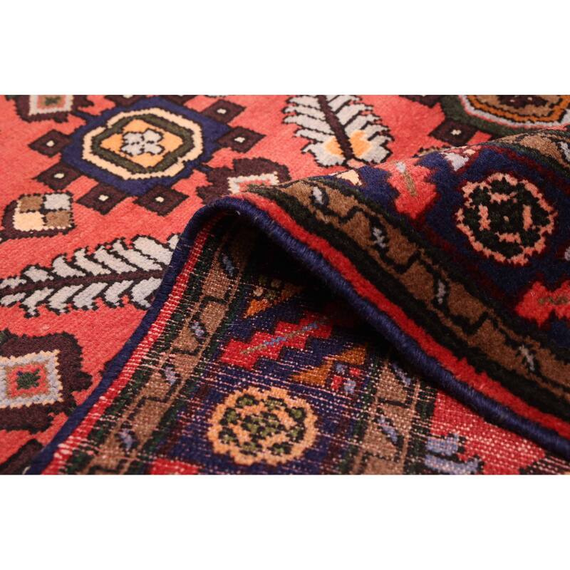 ECARPETGALLERY Hand-knotted Andelz Light Red Wool Rug - 3'1 x 6'9