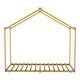 preview thumbnail 13 of 17, Metal Twin Size House Platform Bed with Trundle