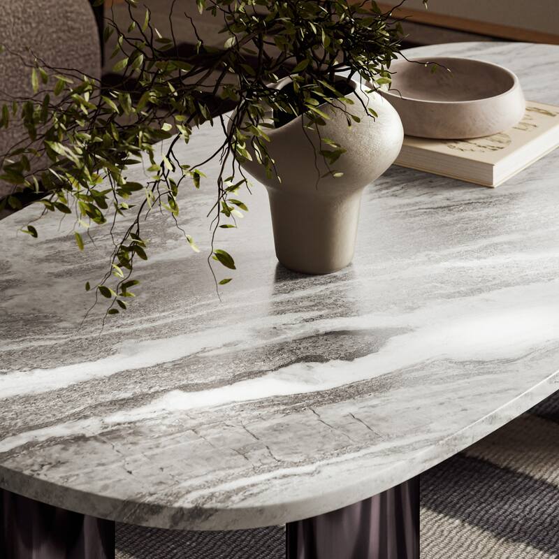 Marbelle - Elliott Coffee Table - Toronto Sand Marble Finish