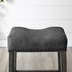preview thumbnail 8 of 13, The Gray Barn Barish Backless Saddle Seat Counter Stools (Set of 2)
