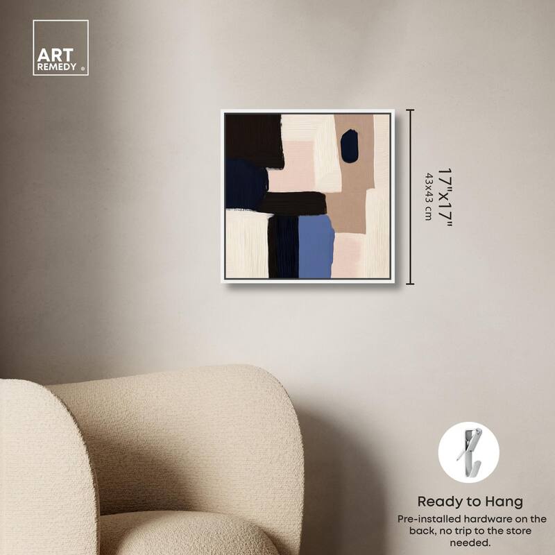 Blue Quietude II Canvas by Art Remedy