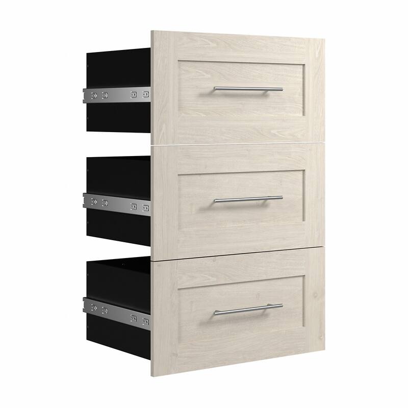 Pur 3 Drawer Set for Pur 25W Closet Organizer by Bestar - 3 Drawer Set