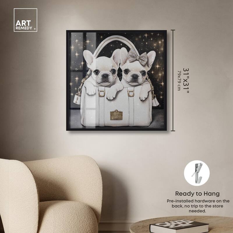 Constellation Frenchie Purse Shadowbox by Art Remedy