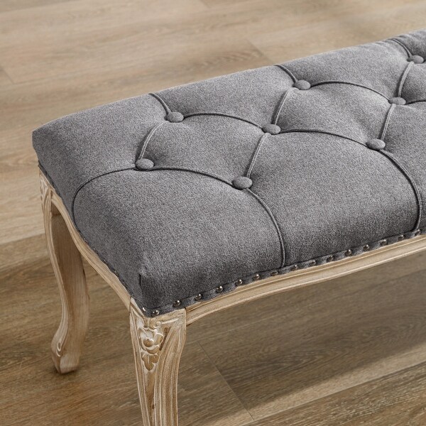 COZYMAN Modern Tufted Design Upholstered Ottoman Bench - Bed