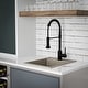 preview thumbnail 8 of 15, Karran QT-825 Drop-in 15-3/4" Single Bowl Quartz Composite Kitchen Sink