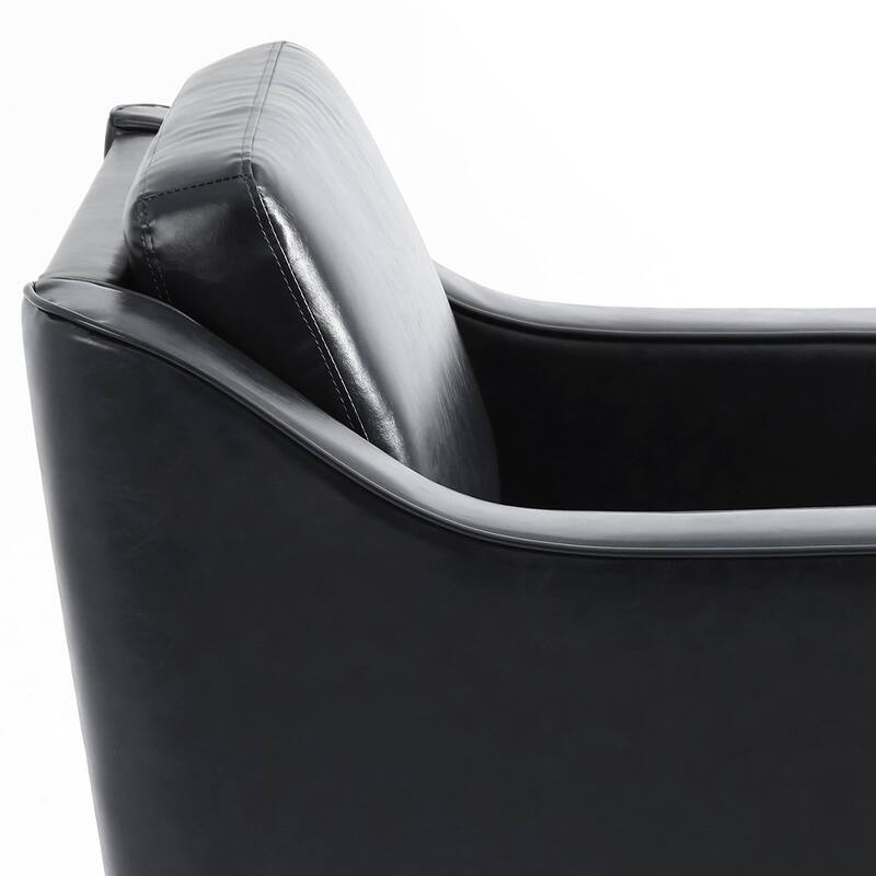 30" W Modern Accent Swivel Chair Comfy Upholstered Armchair Set of 2