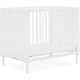 preview thumbnail 1 of 6, Dream On Me Lucas Mini Modern Crib with Rounded Spindles in White White