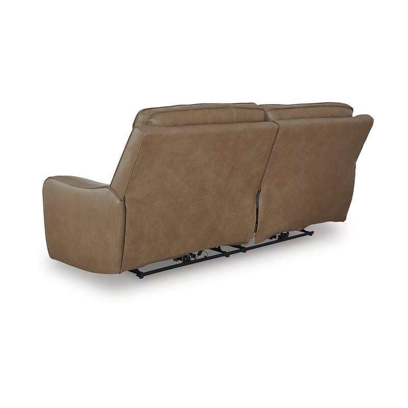 Signature Design by Ashley Spear Hill Brown Power Reclining Sofa - 92" W x 43" D x 42" H